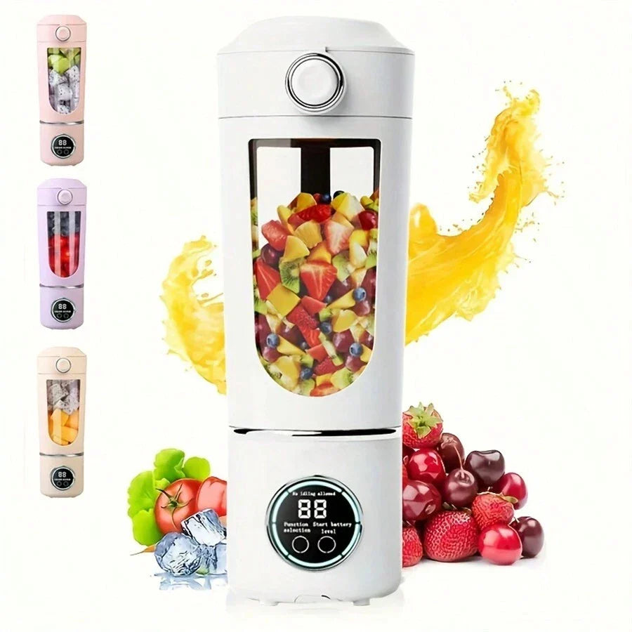 Portable Smoothie Blender Bottle