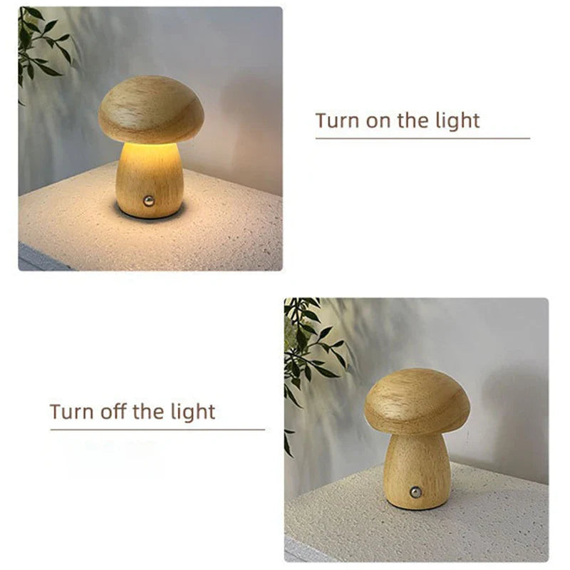 Whimsical Mushroom Night Light
