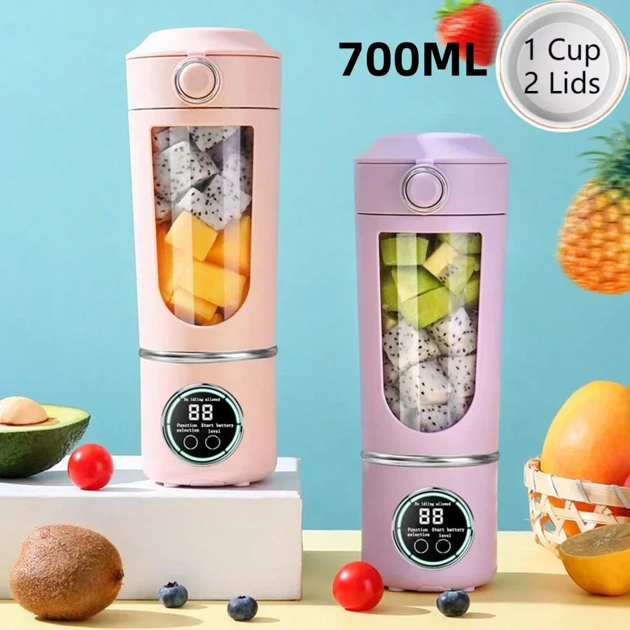 Portable Smoothie Blender Bottle
