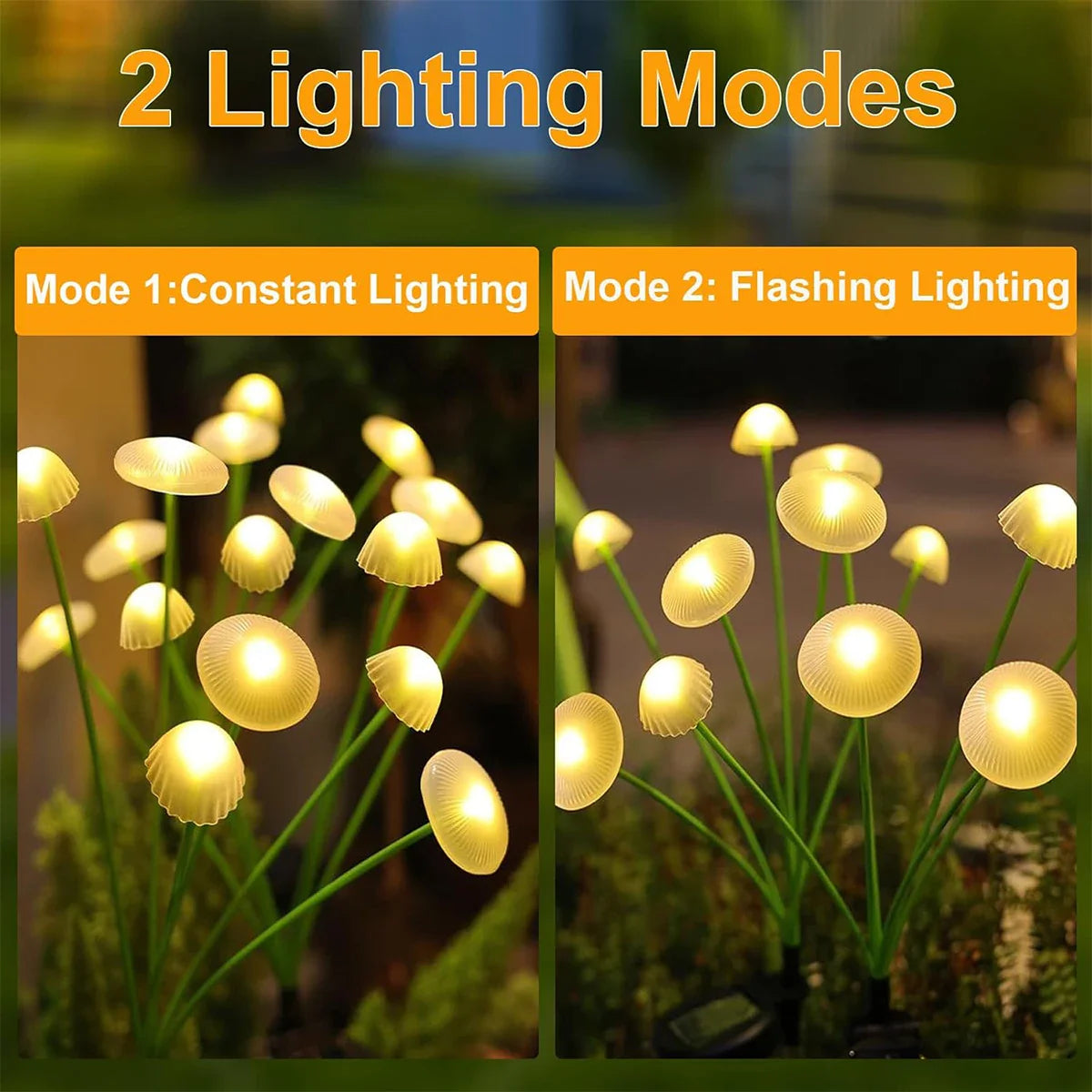 Magical Solar Mushroom Lights