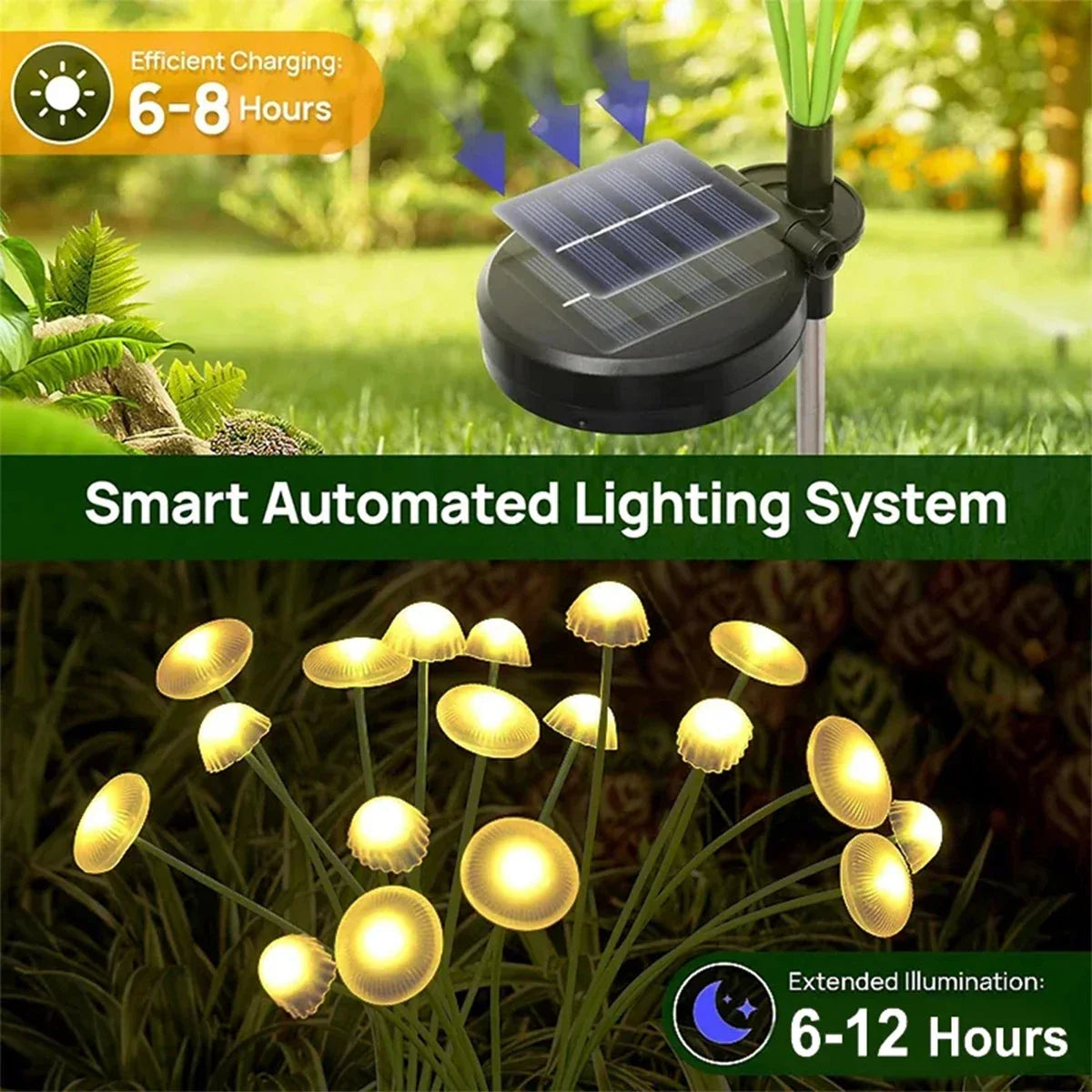 Magical Solar Mushroom Lights