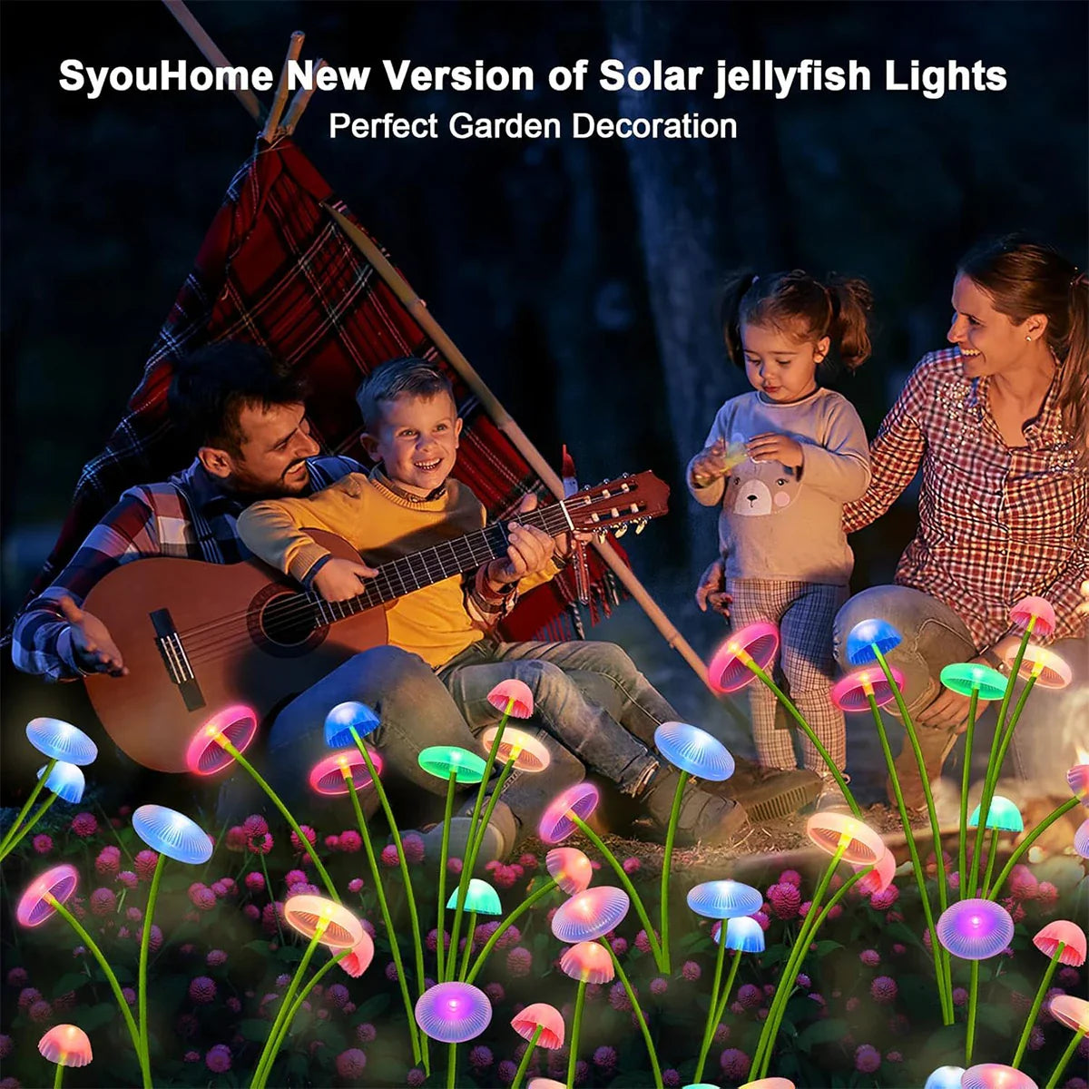Magical Solar Mushroom Lights