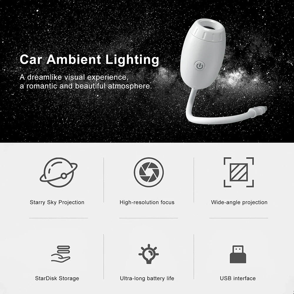 Starry Galaxy Car Light